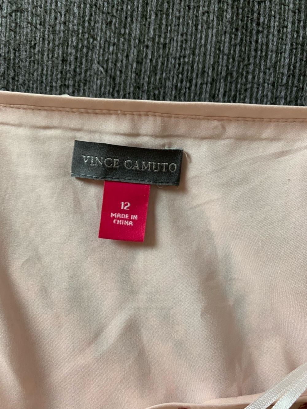 New Vince Camuto Sequin Shift Mini Dress Rose Gold - Picture 9 of 11